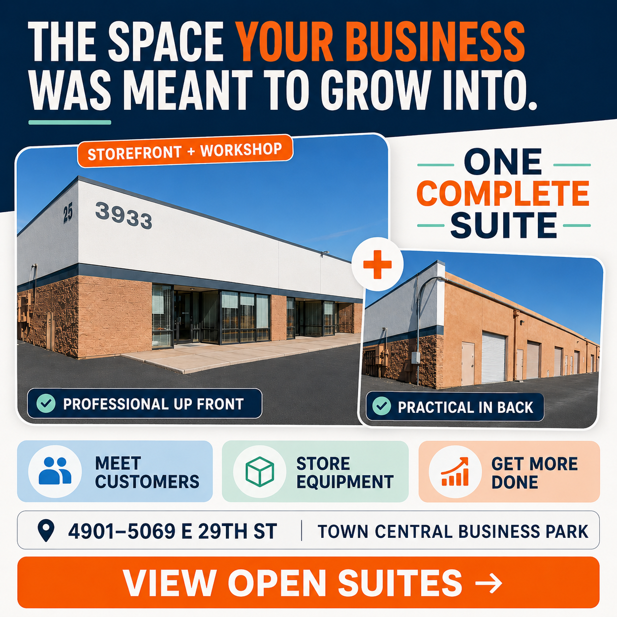 Catalyst Spaces industrial leasing campaign creative